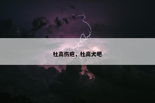 杜高伤疤，杜高犬吧