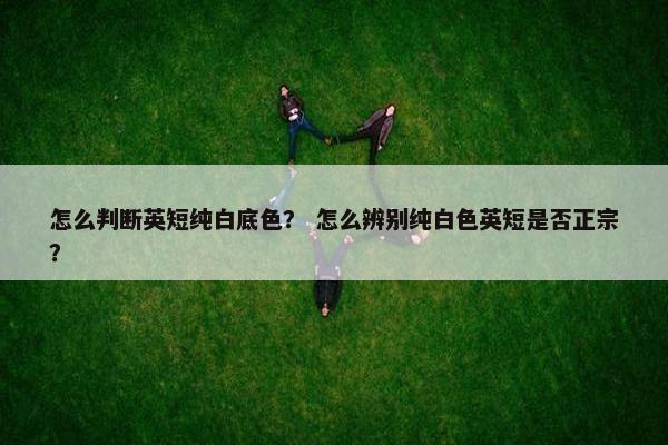 怎么判断英短纯白底色？ 怎么辨别纯白色英短是否正宗？