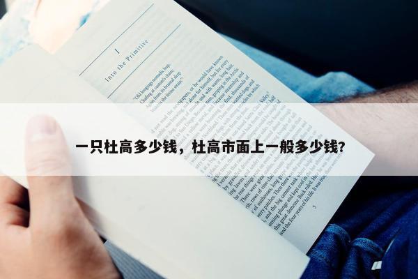 一只杜高多少钱，杜高市面上一般多少钱?