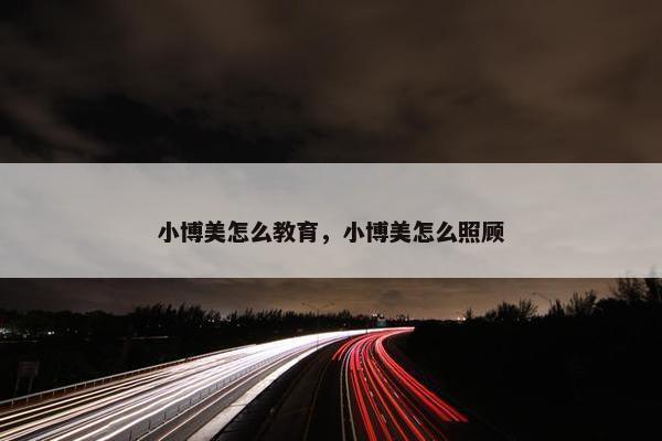 小博美怎么教育，小博美怎么照顾
