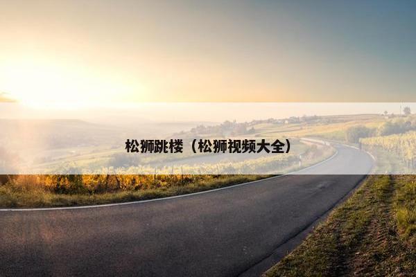 松狮跳楼（松狮视频大全）