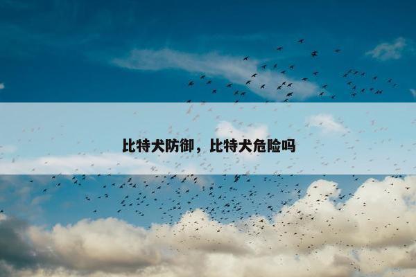 比特犬防御，比特犬危险吗