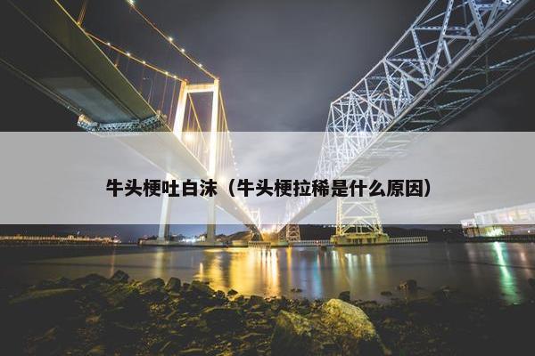 牛头梗吐白沫（牛头梗拉稀是什么原因）