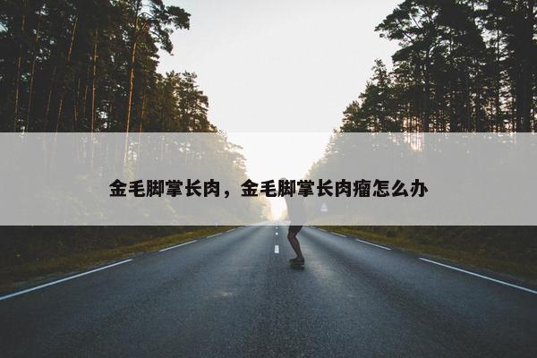 金毛脚掌长肉，金毛脚掌长肉瘤怎么办