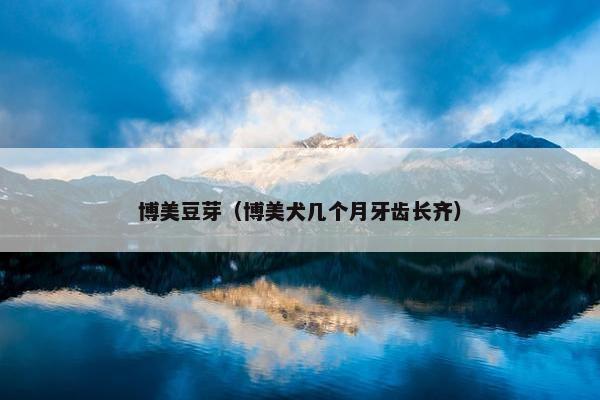 博美豆芽（博美犬几个月牙齿长齐）