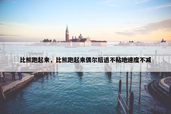 比熊跑起来，比熊跑起来偶尔后退不粘地速度不减