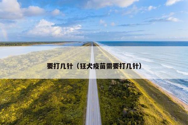 要打几针（狂犬疫苗需要打几针）