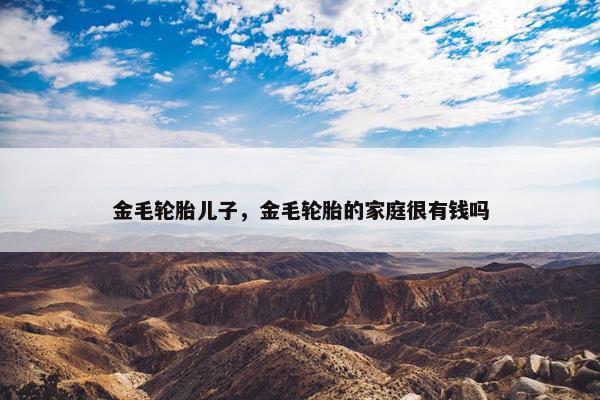 金毛轮胎儿子，金毛轮胎的家庭很有钱吗