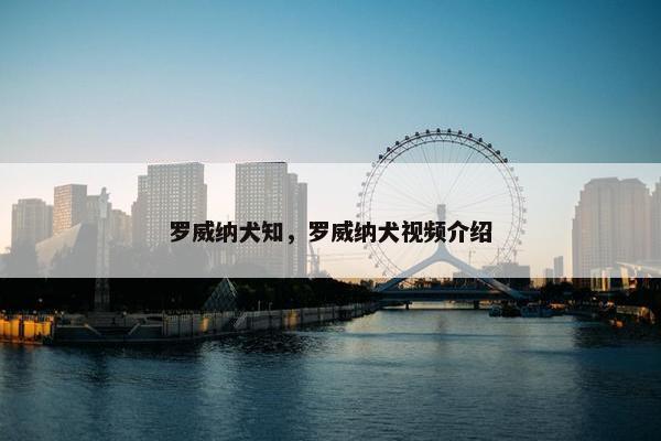 罗威纳犬知，罗威纳犬视频介绍