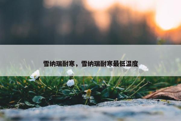 雪纳瑞耐寒，雪纳瑞耐寒最低温度