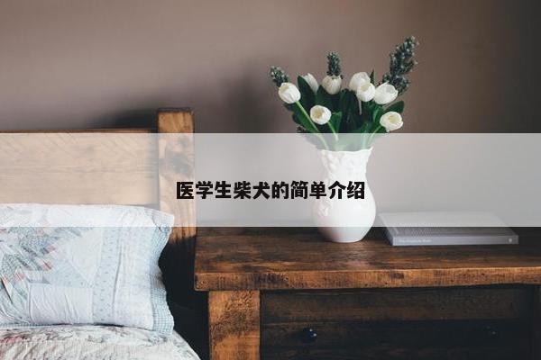 医学生柴犬的简单介绍