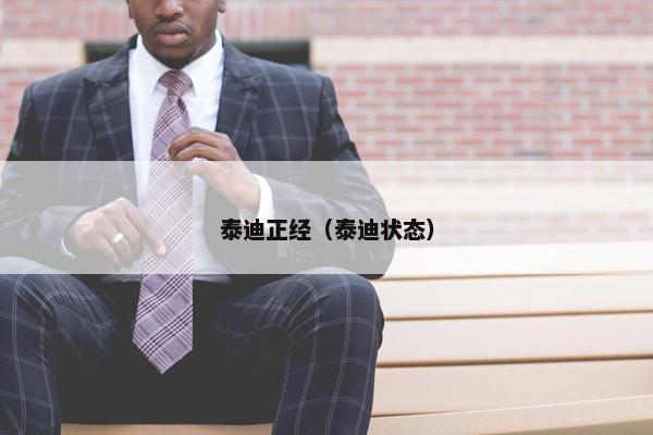 泰迪正经（泰迪状态）