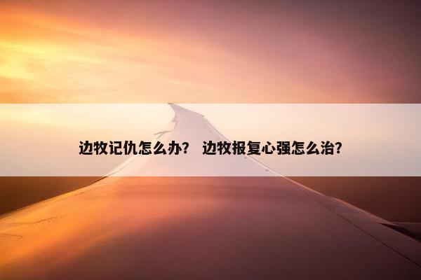 边牧记仇怎么办？ 边牧报复心强怎么治？