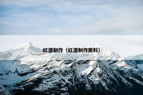 红酒制作（红酒制作原料）