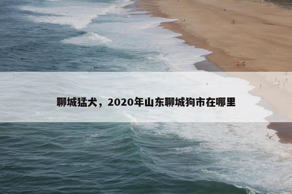 聊城猛犬，2020年山东聊城狗市在哪里