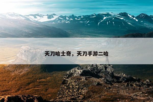 天刀哈士奇，天刀手游二哈