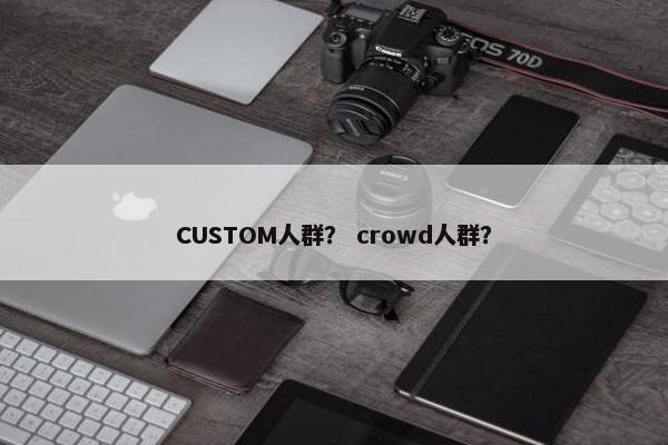 CUSTOM人群？ crowd人群？