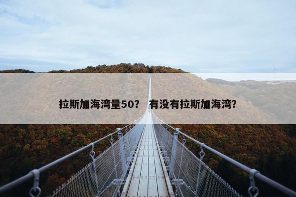 拉斯加海湾量50？ 有没有拉斯加海湾？