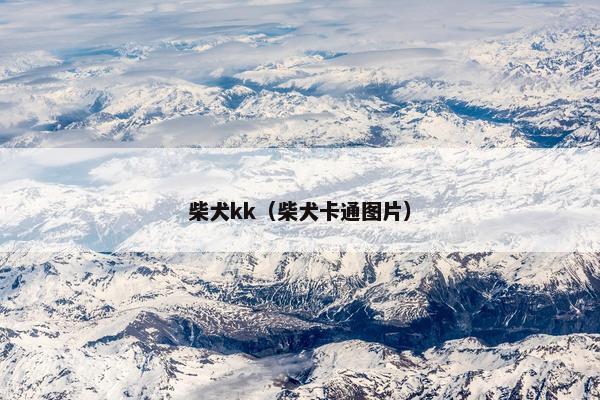 柴犬kk（柴犬卡通图片）