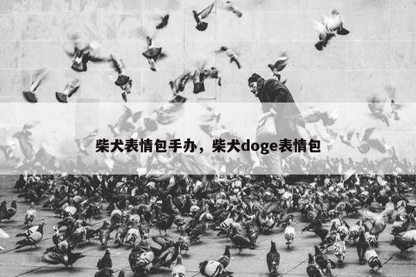 柴犬表情包手办，柴犬doge表情包