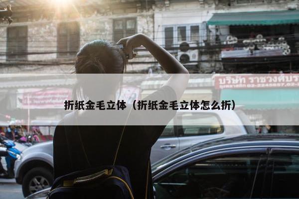 折纸金毛立体（折纸金毛立体怎么折）