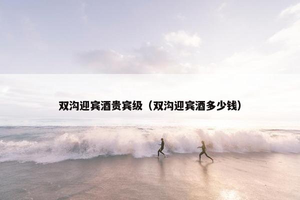双沟迎宾酒贵宾级（双沟迎宾酒多少钱）