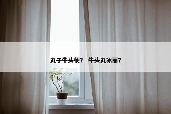 丸子牛头梗？ 牛头丸冰丽？
