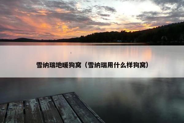 雪纳瑞地暖狗窝（雪纳瑞用什么样狗窝）