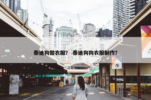 泰迪狗做衣服？ 泰迪狗狗衣服制作？