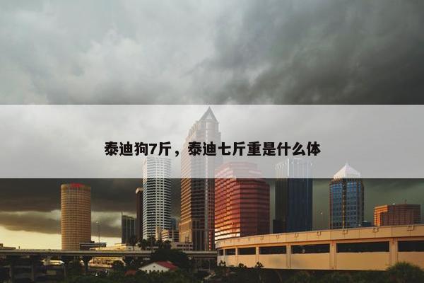 泰迪狗7斤，泰迪七斤重是什么体