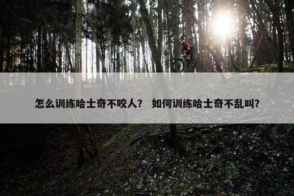 怎么训练哈士奇不咬人？ 如何训练哈士奇不乱叫？