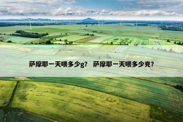 萨摩耶一天喂多少g？ 萨摩耶一天喂多少克？