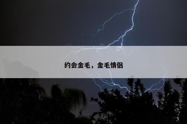 约会金毛，金毛情侣