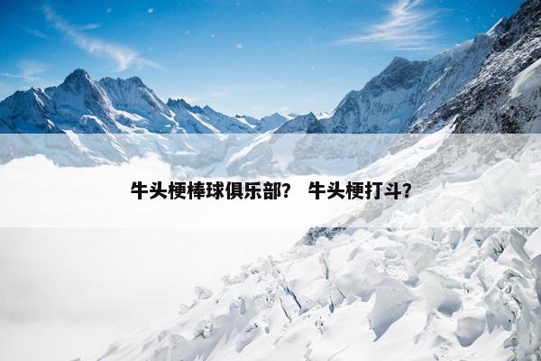牛头梗棒球俱乐部？ 牛头梗打斗？