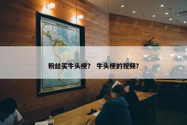 粉丝买牛头梗？ 牛头梗的视频？