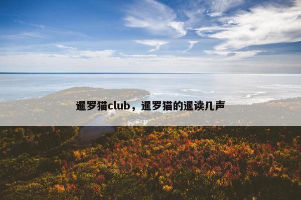 暹罗猫club，暹罗猫的暹读几声