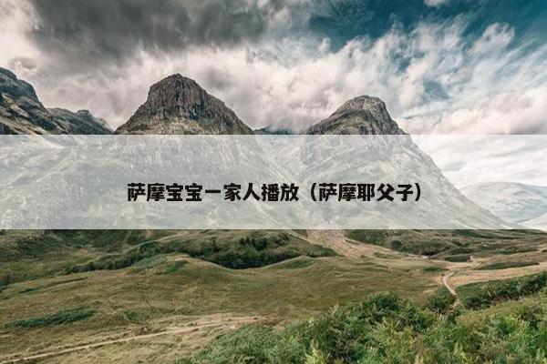 萨摩宝宝一家人播放（萨摩耶父子）