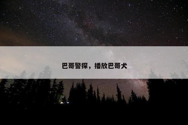 巴哥警探，播放巴哥犬