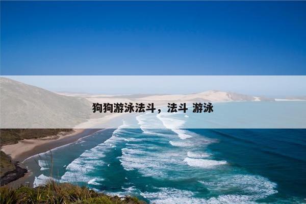 狗狗游泳法斗，法斗 游泳