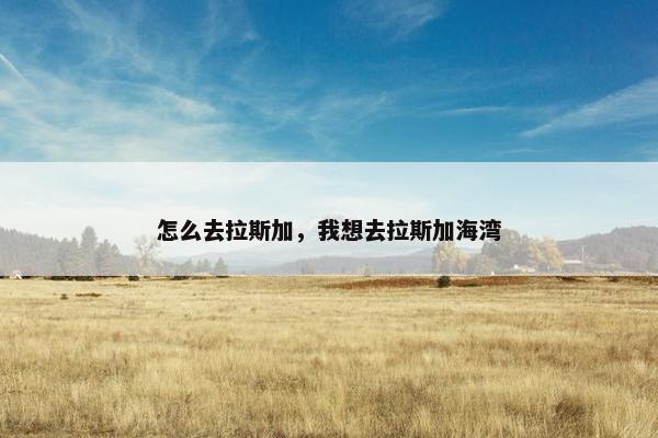 怎么去拉斯加，我想去拉斯加海湾