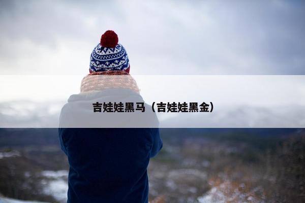 吉娃娃黑马（吉娃娃黑金）