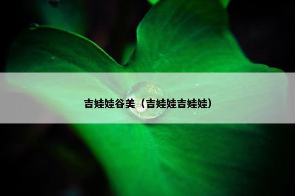 吉娃娃谷美（吉娃娃吉娃娃）