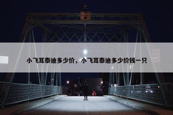 小飞耳泰迪多少价，小飞耳泰迪多少价钱一只