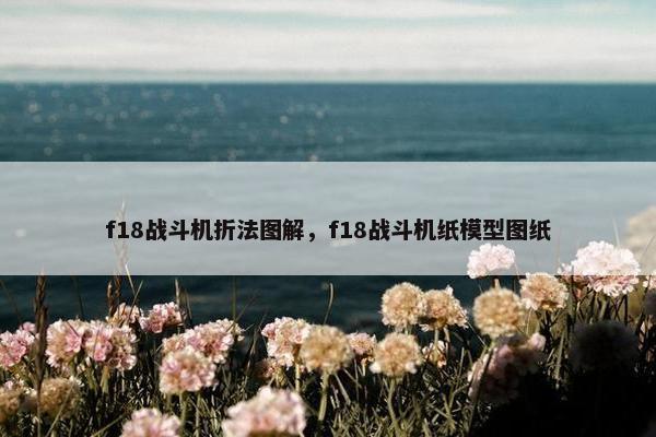 f18战斗机折法图解，f18战斗机纸模型图纸