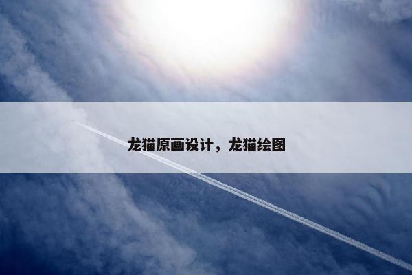 龙猫原画设计，龙猫绘图