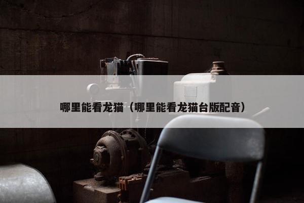 哪里能看龙猫（哪里能看龙猫台版配音）