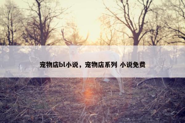 宠物店bl小说，宠物店系列 小说免费