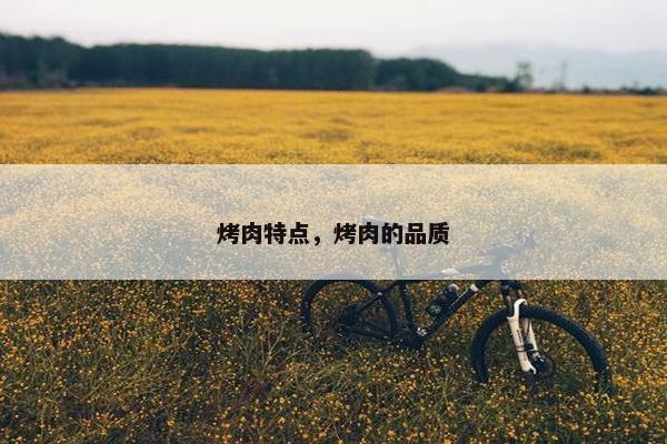 烤肉特点，烤肉的品质