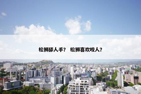 松狮舔人手？ 松狮喜欢咬人？