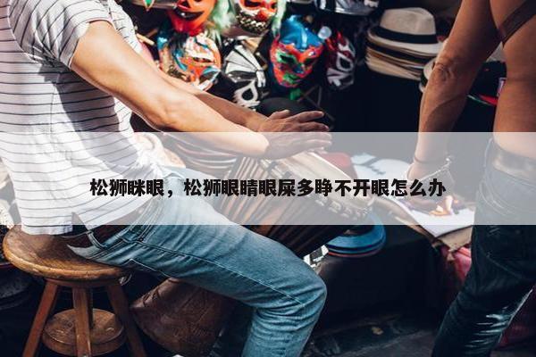 松狮眯眼，松狮眼睛眼屎多睁不开眼怎么办